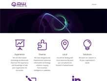 Tablet Screenshot of dwtechnology.ca